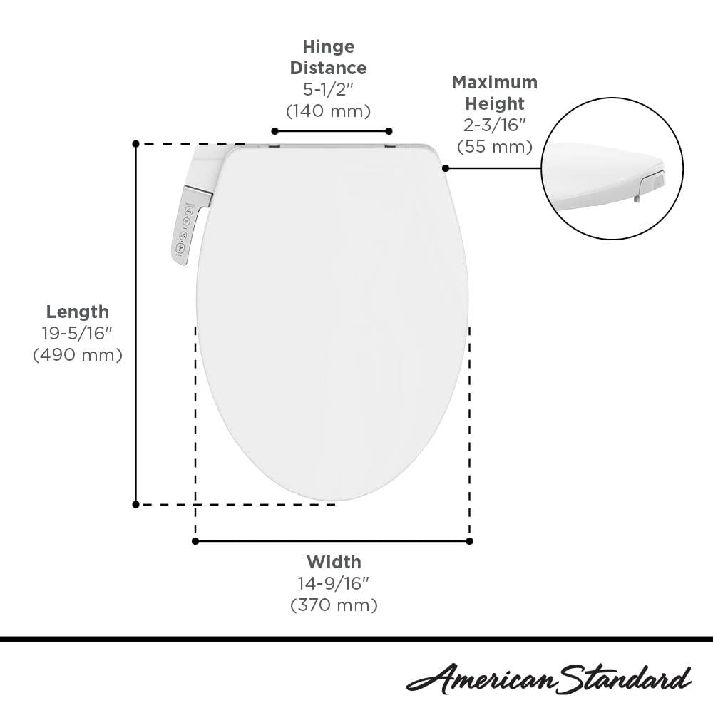 Open Box - American Standard 8033A65G.020 - Bidet Seats Accessory