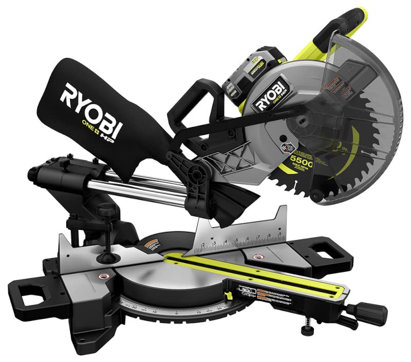 Open Box - RYOBI 18V ONE+ HP Brushless Cordless 10-inch Mitre Saw Kit with 4.0 HP Battery and Charger RYOBIBullseye Deals