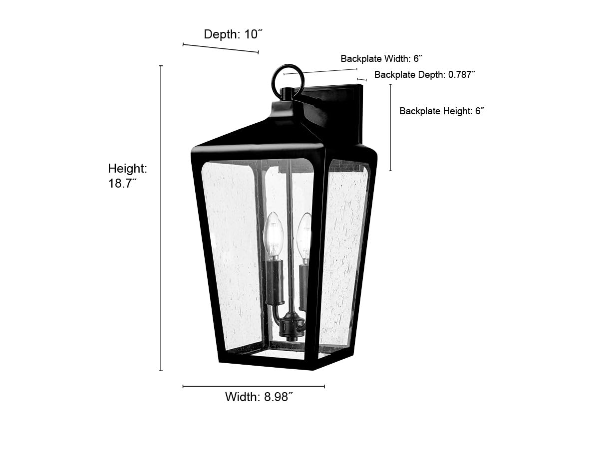 Open Box - Millennium Lighting 7912-PBK - Wall Sconces Outdoor Lighting