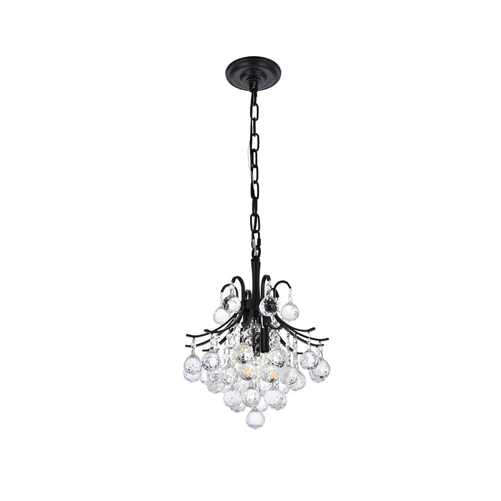 Open Box - Elegant Lighting V8000D12BK/RC - Pendants Indoor Lighting