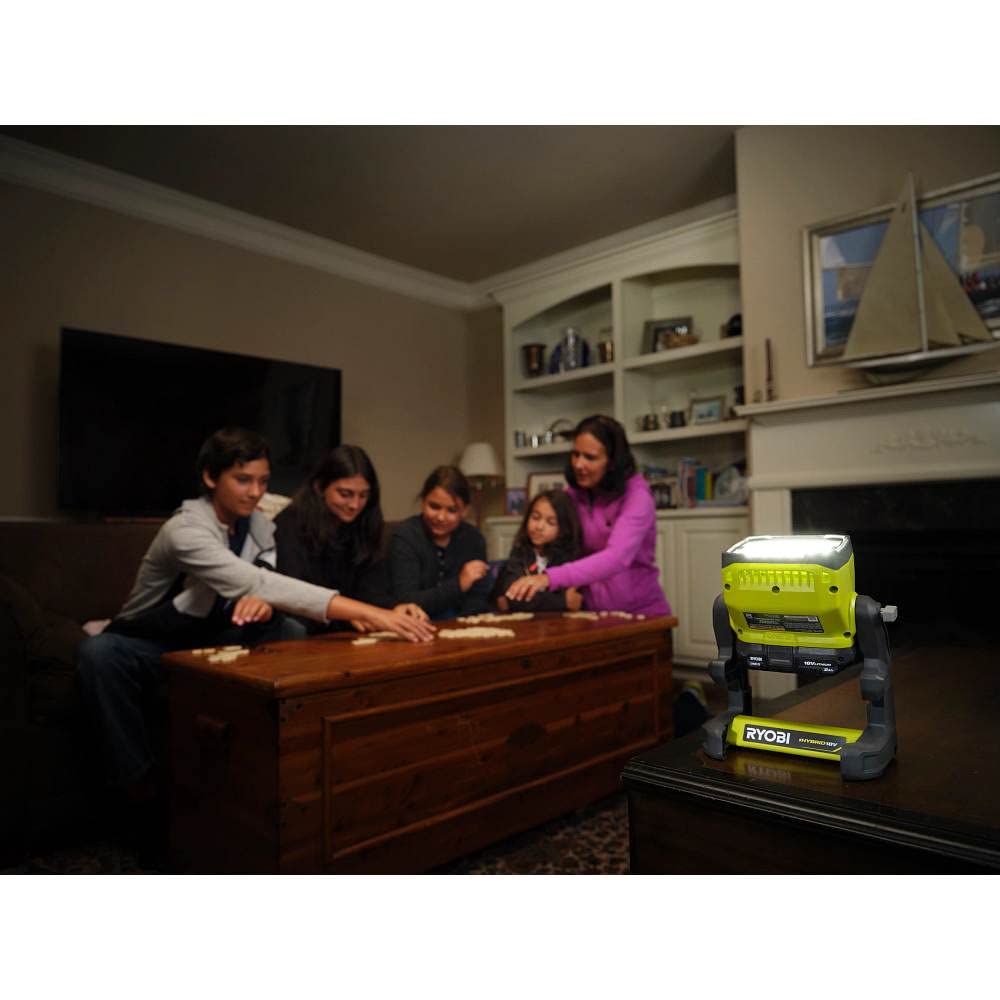Open Box -  RYOBI ONE+ 18V Cordless Hybrid LED Flood Light (Tool Only) RYOBIBullseye Deals