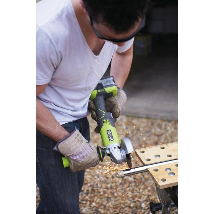 Open Box -  RYOBI ONE+ 18V Cordless 4-1/2 in. Angle Grinder (Tool Only) RYOBIBullseye Deals