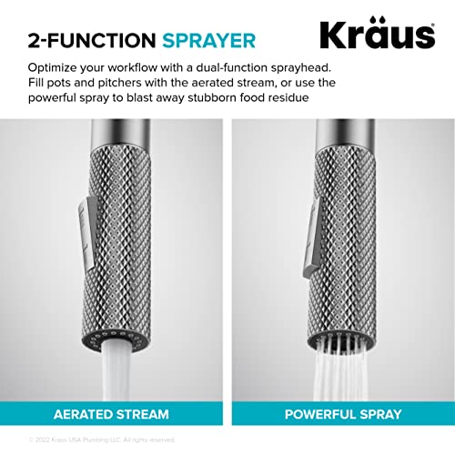 Open Box - Kraus KPF-3126BG - Kitchen Faucet