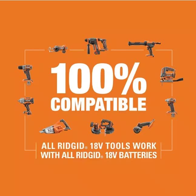 Open Box -  RIDGID 18-Volt Lithium-Ion 2.0 Ah Battery Starter Kit RIDGIDBullseye Deals