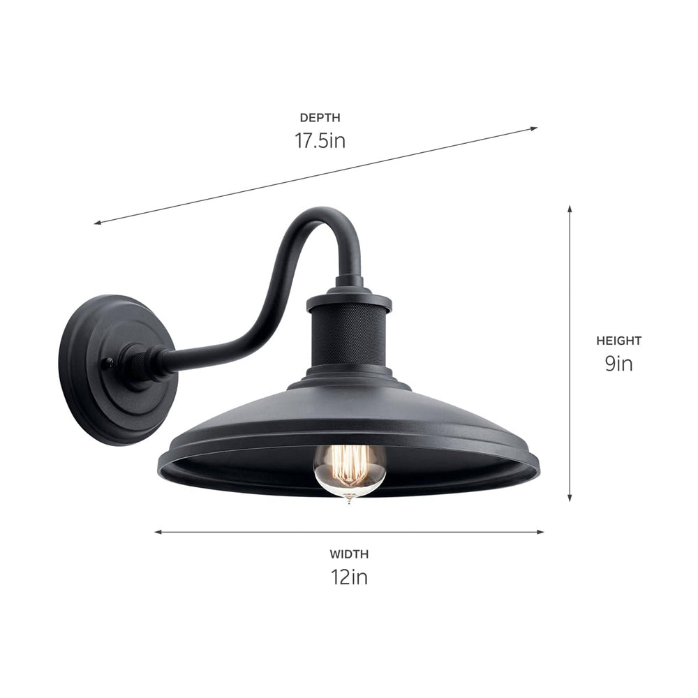 Open Box - Kichler 49980BKT - Wall Sconces Outdoor Lighting