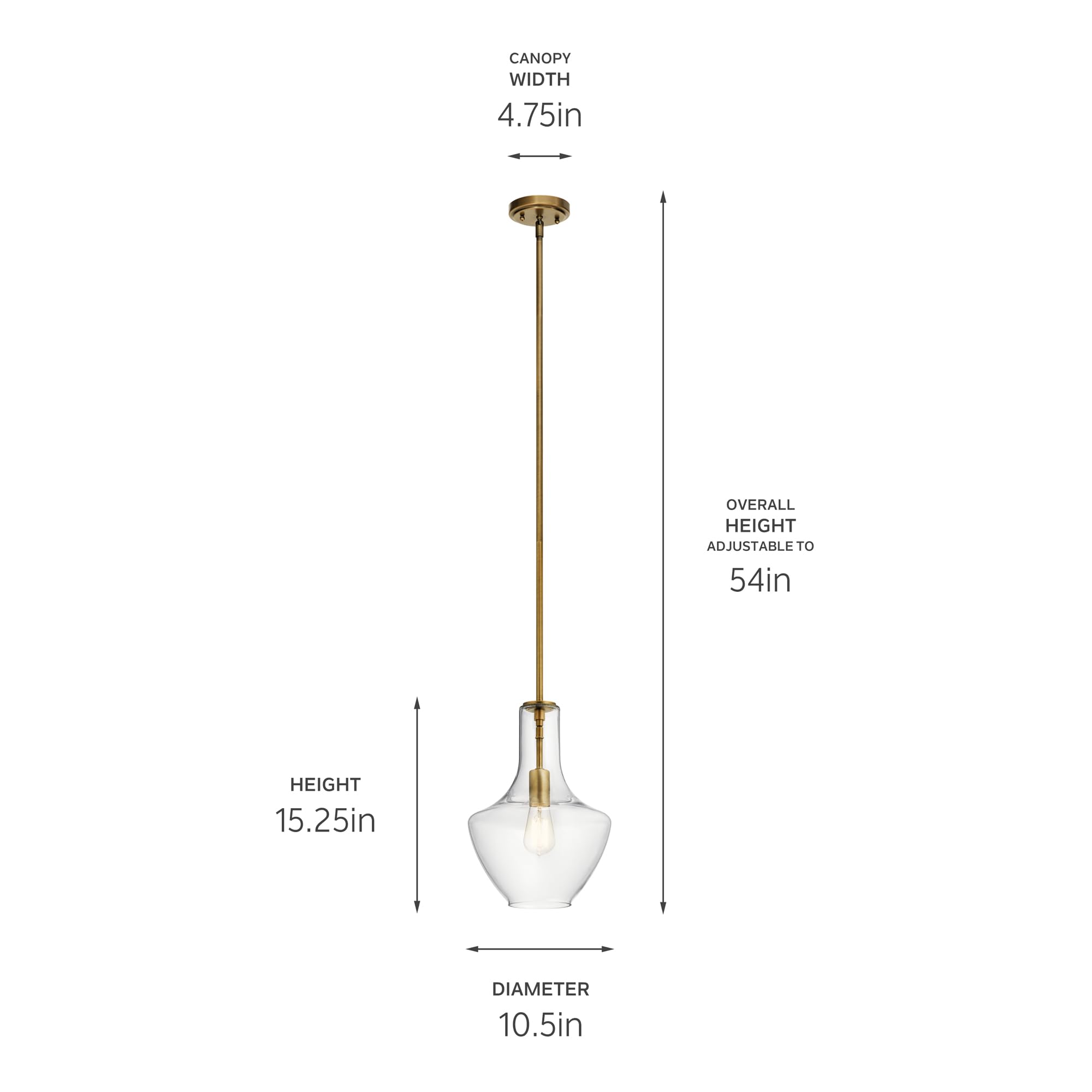 Open Box - Kichler 42141NBR - Pendants Indoor Lighting