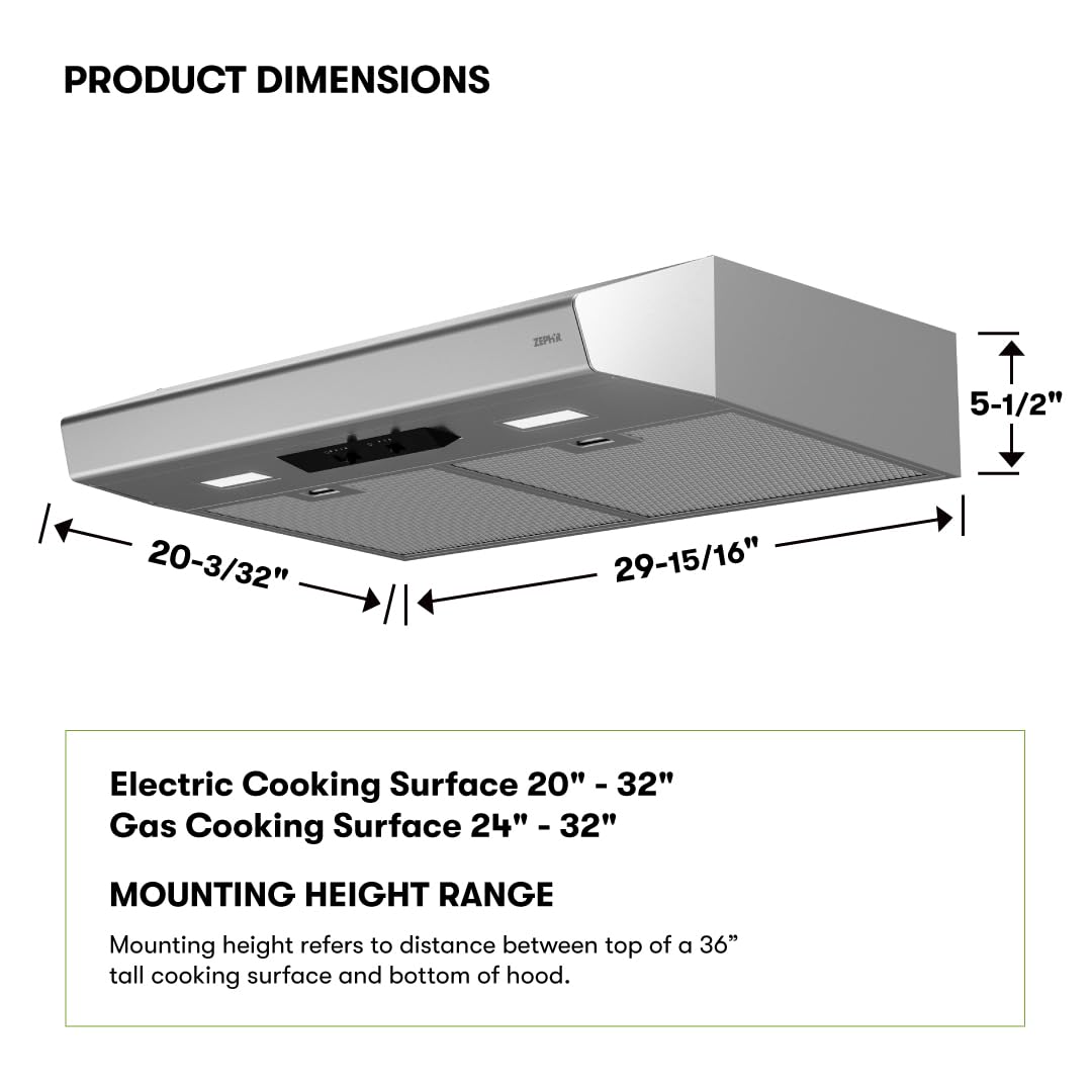 Open Box - Zephyr AK1100BS - Range Hoods Cooking Appliances