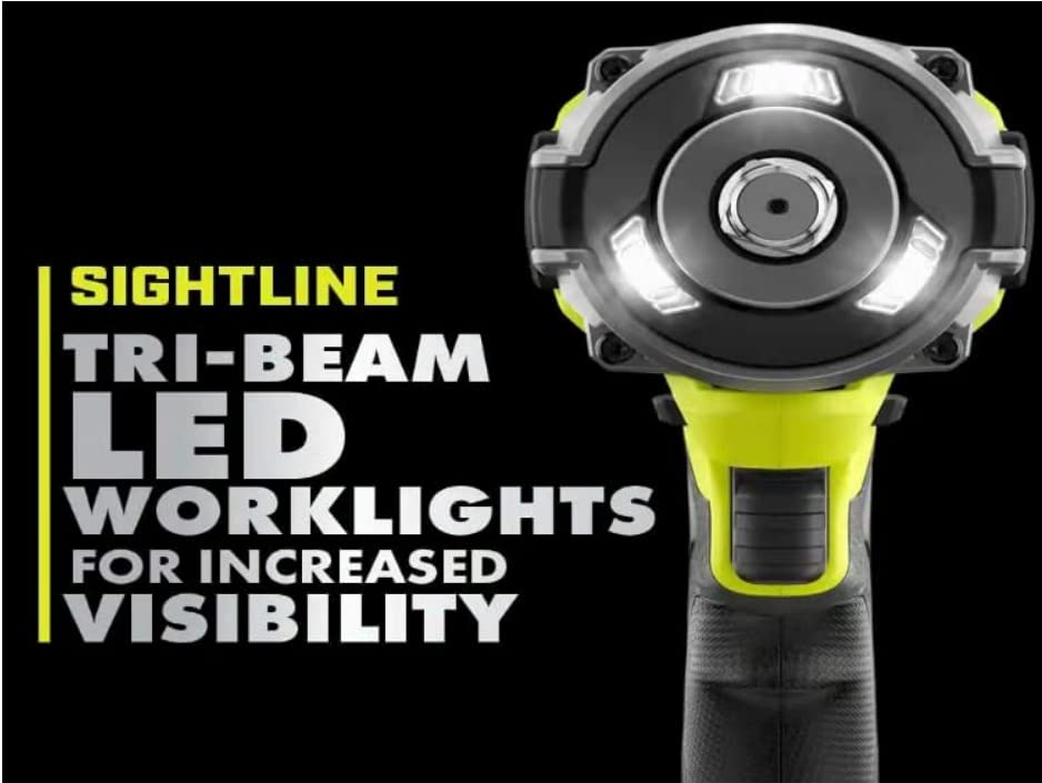 Used - RYOBI ONE+ 18-Volts Brushless Cordless 4-Mode 1/2 in. High Torque Impact Wrench (Tool Only)