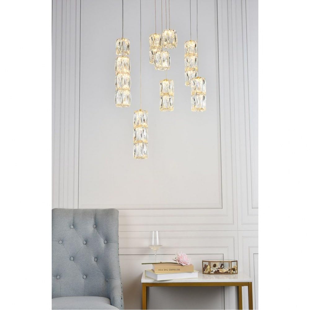 Open Box - Elegant Lighting 3500D9G - Pendants Indoor Lighting