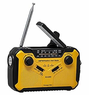 Kaito Voyager Am/fm/sw Radio - Yellow, 17  Height KaitoBullseye Deals