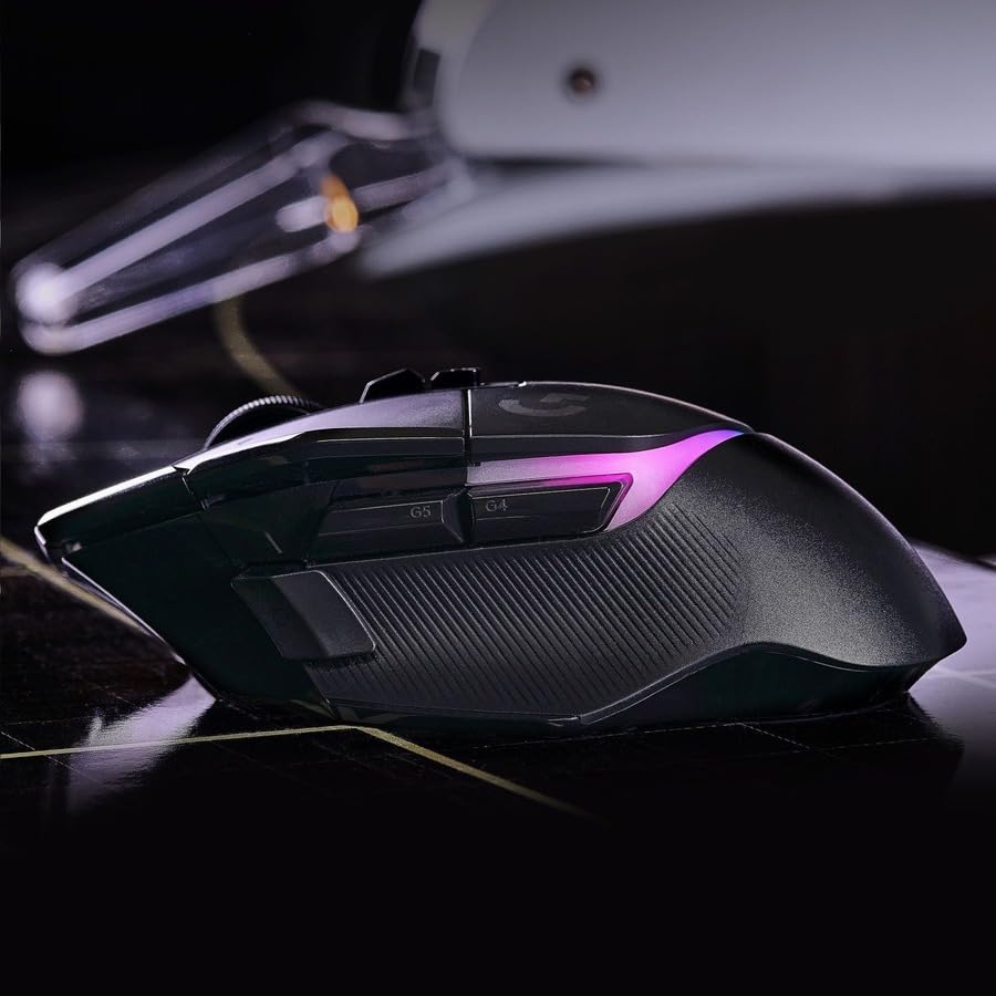 Open Box -  G502 X PLUS - LIGHTSPEED Wireless RGB Gaming Mouse-BLACK/PREMIUM-2.4GHZ-#215 910-006160