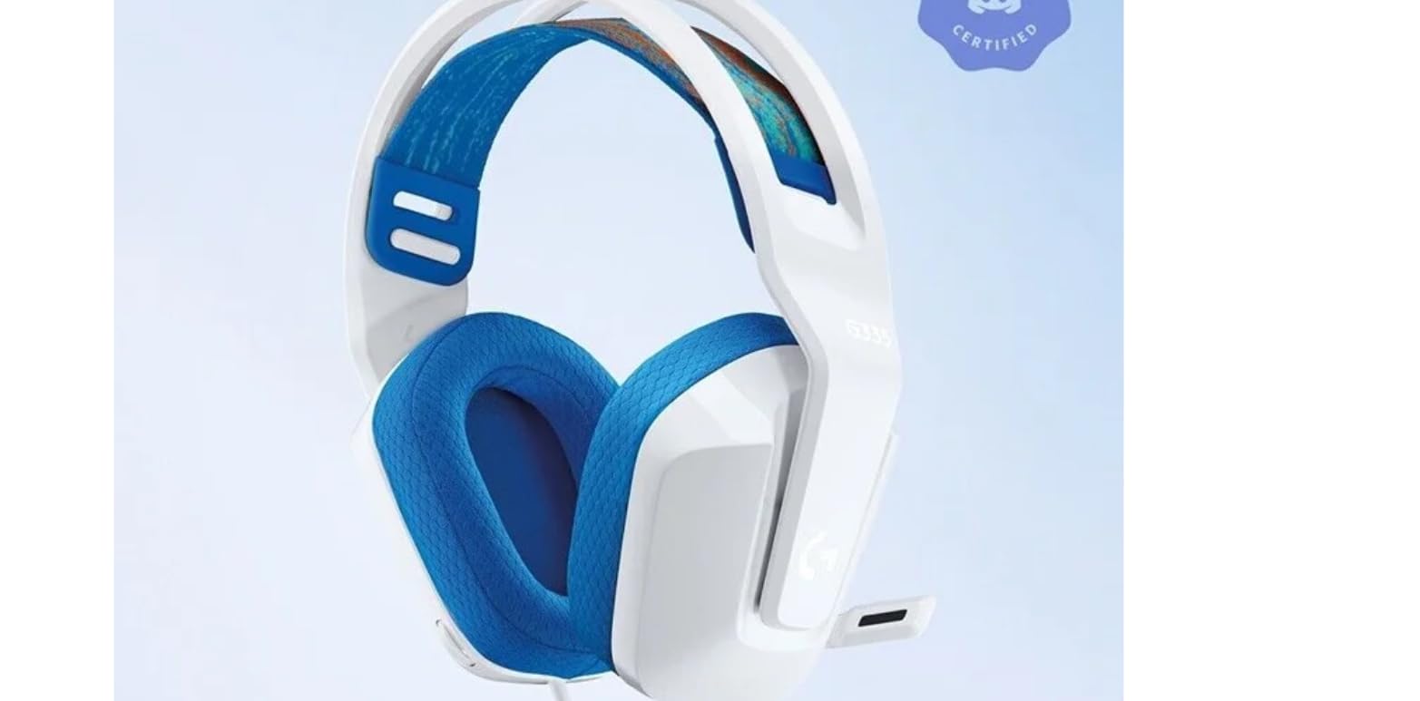 Refurbished - Logitech G535 Lightweight Wireless Gaming Headset - White