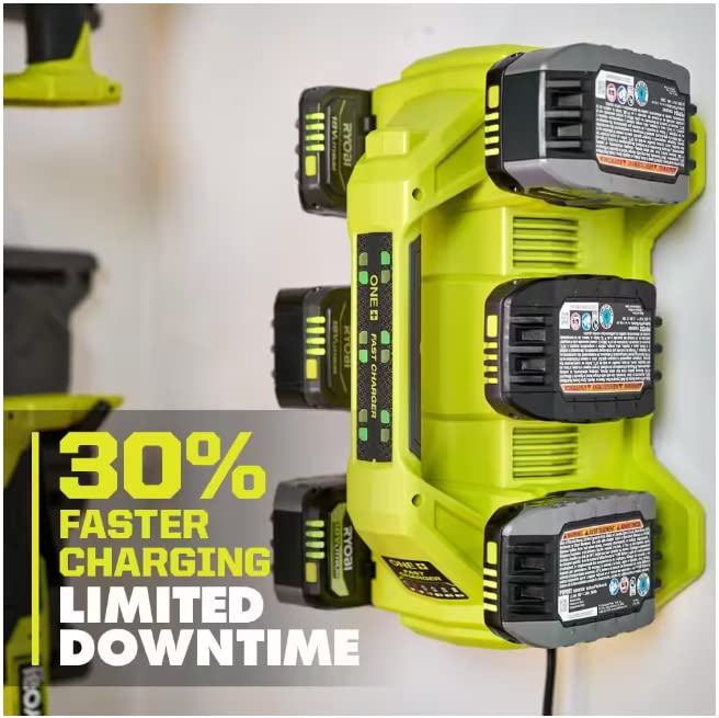 Open Box -  RYOBI ONE+ 18V 6-Port Fast Charger RYOBIBullseye Deals
