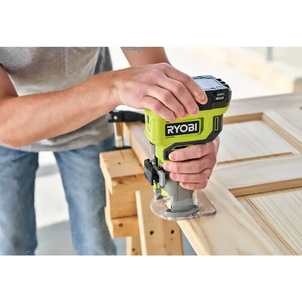 Open Box -  RYOBI ONE+ 18V Cordless Compact Fixed Base Router (Tool Only) RYOBIBullseye Deals