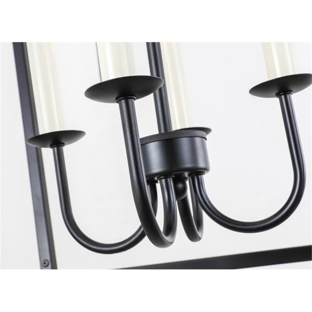 Open Box - Elegant Lighting LD6008D20BK - Chandeliers Indoor Lighting