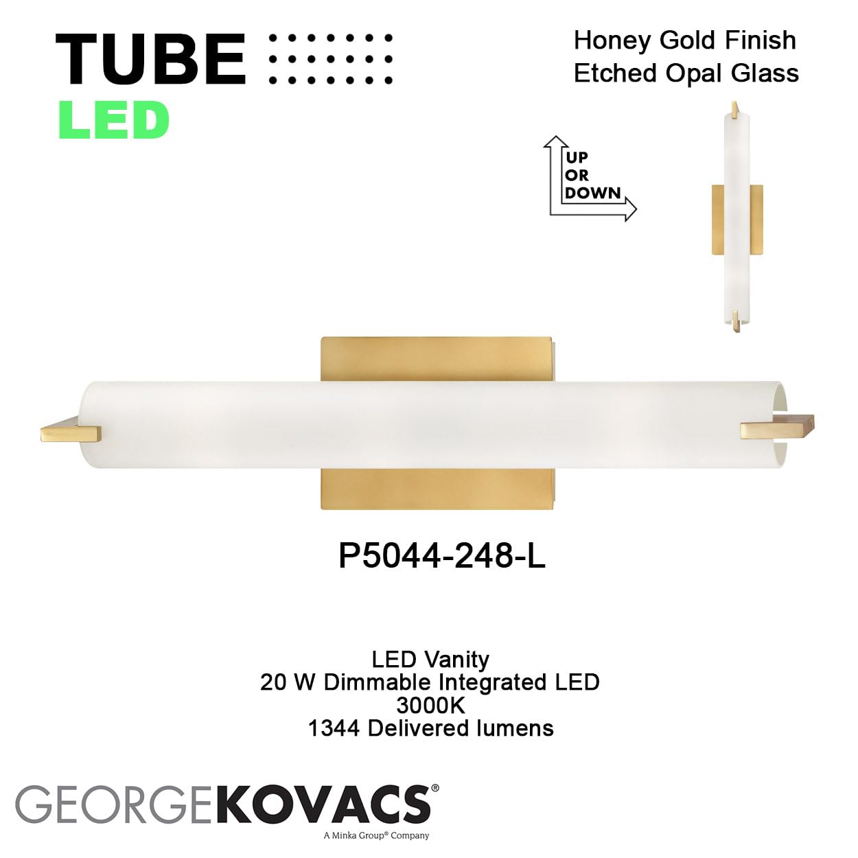 Open Box - Kovacs P5044-248-L - Bathroom Fixtures Indoor Lighting KovacsBullseye Deals