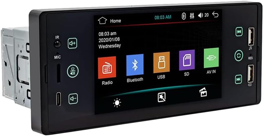 New - Tobato 77 Sw150 Black Vehicle Multimedia System 5  Display