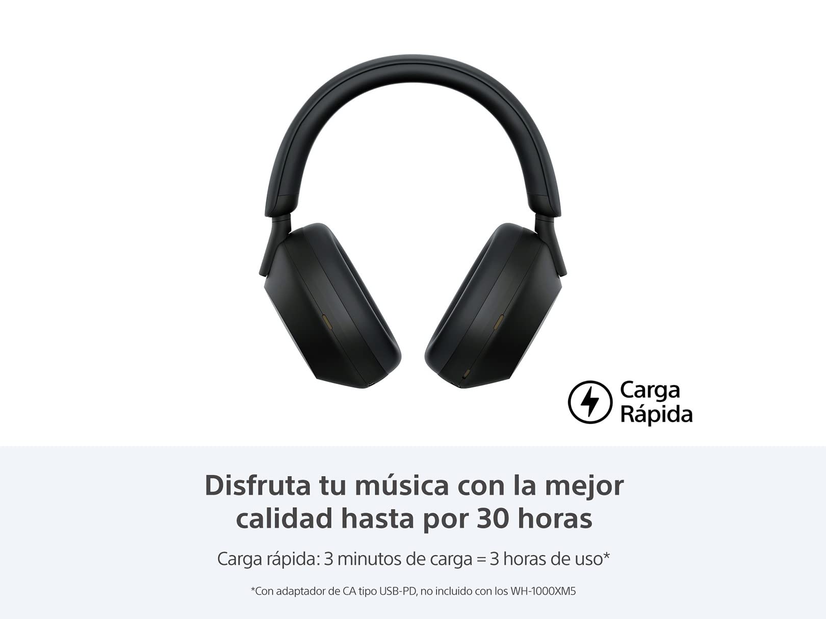 Certified Refurbished - SONY WH1000XM5/B Headphone (BT)