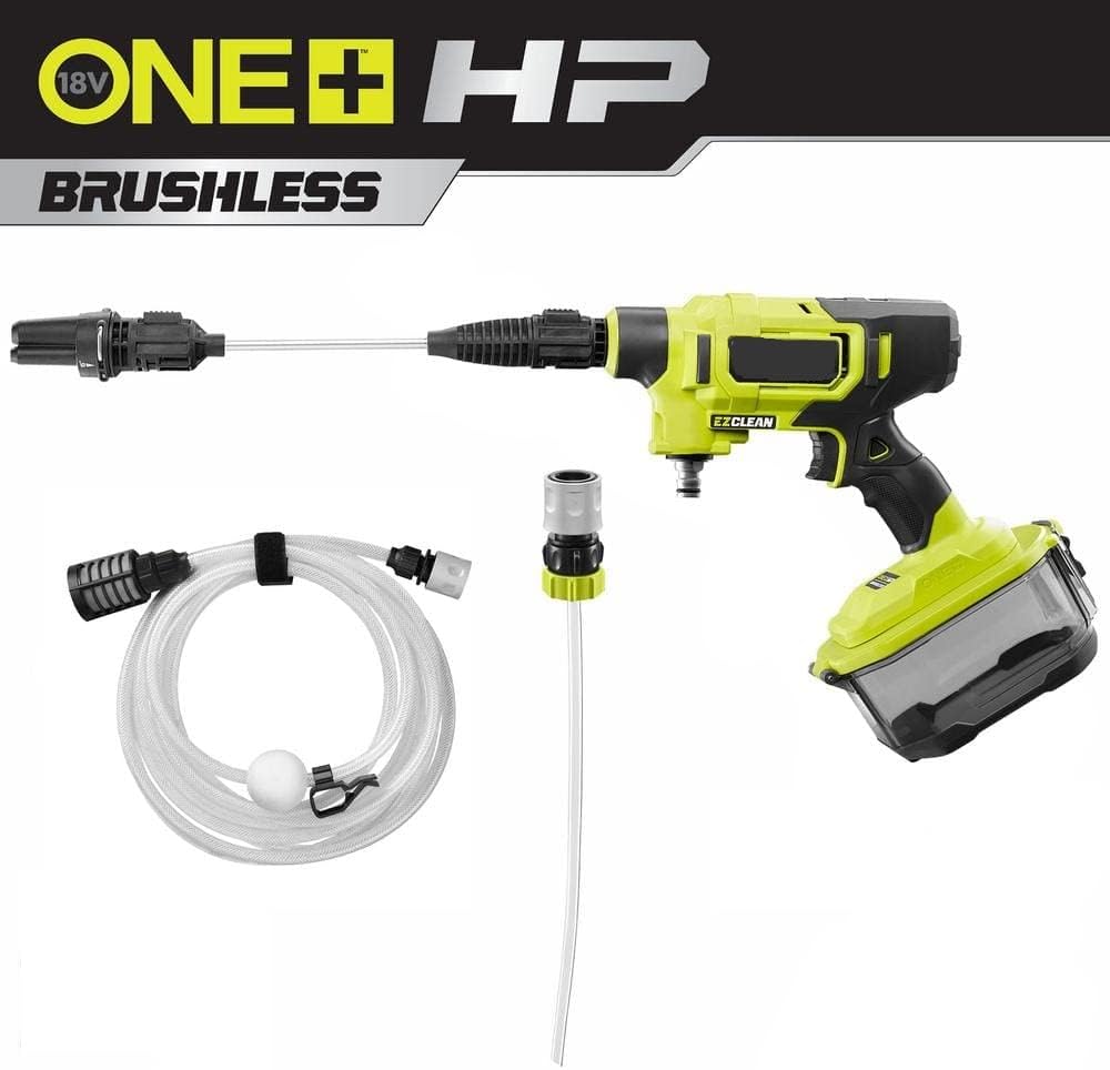 Open Box -  RYOBI ONE+ HP 18V Brushless EZClean 600 PSI 0.7 GPM Cordless Cold Water Power Cleaner (Tool Only) RYOBIBullseye Deals