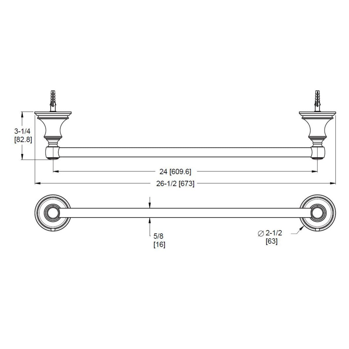 Open Box - Pfister BTB-TB3D - Bathroom Hardware Bathroom Hardware and Accessories