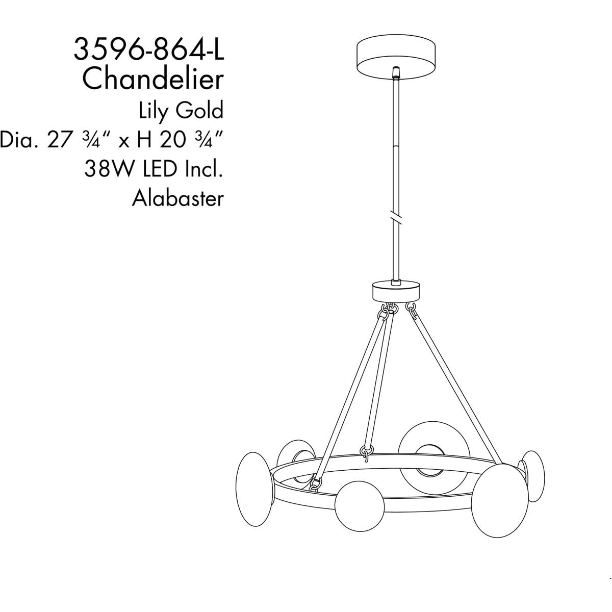 Open Box - Minka Lavery 3596-864-L - Chandeliers Indoor Lighting