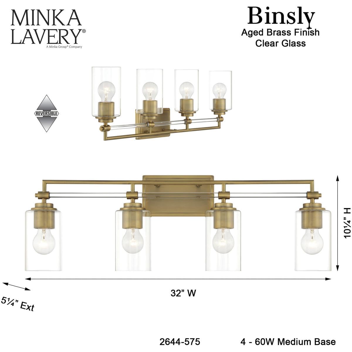 Open Box - Minka Lavery 2644-575 - Bathroom Fixtures Indoor Lighting