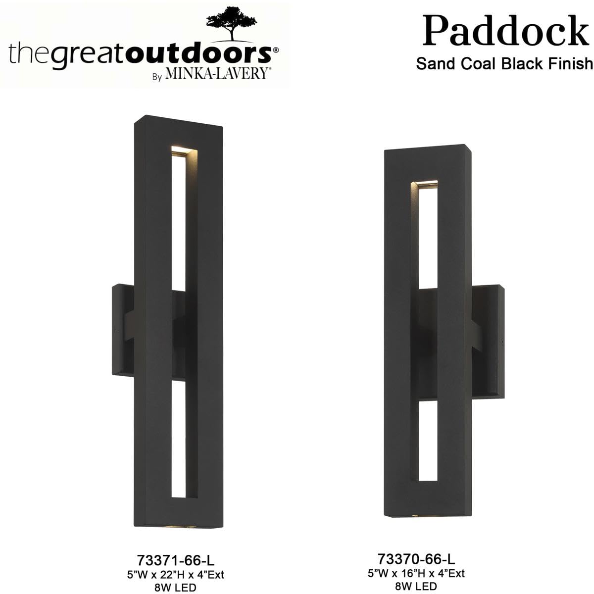 Open Box - The Great Outdoors 73371-66-L - Wall Sconces Outdoor Lighting