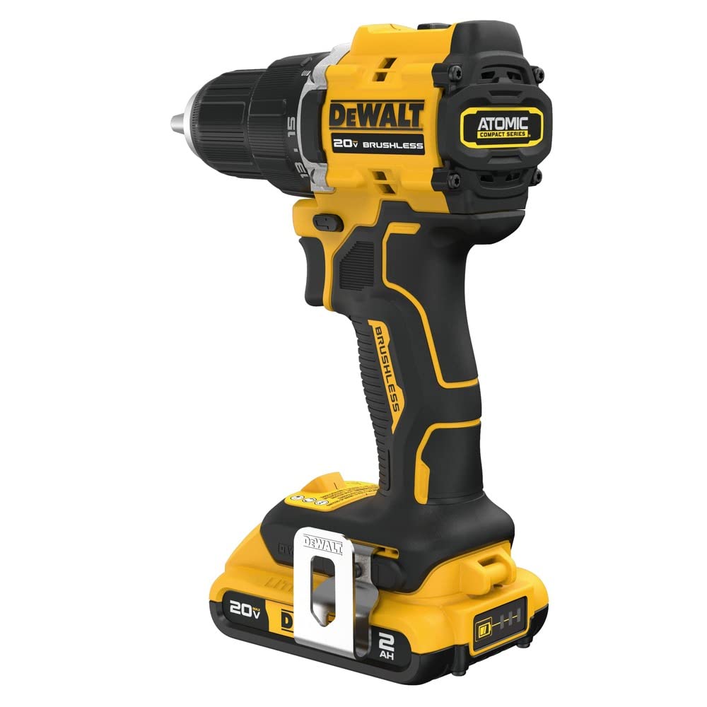 Open Box -  DEWALT ATOMIC 20-Volt Lithium-Ion Cordless Compact 1/2 in. Drill/Driver Kit with 2.0Ah Battery, Charger and Bag