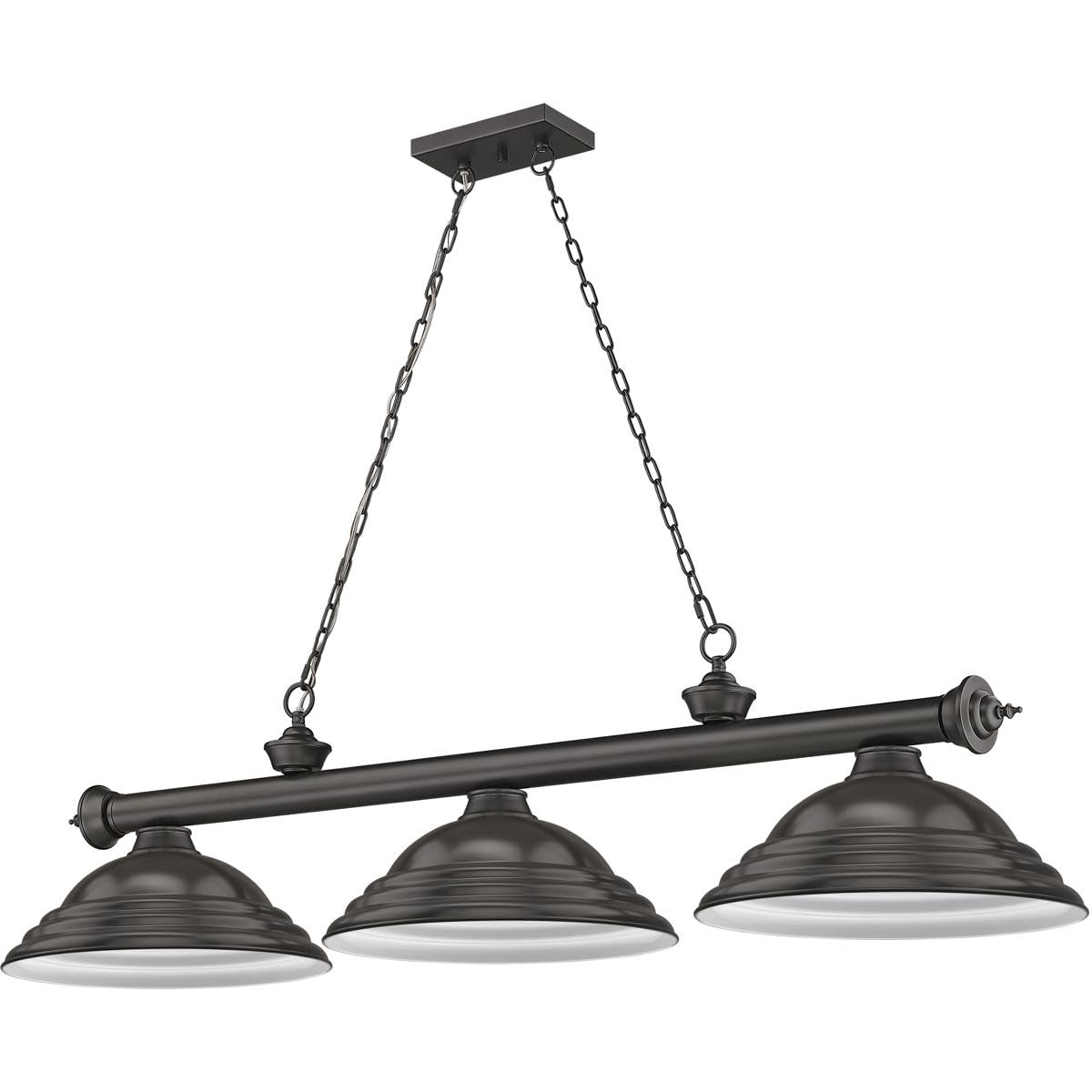 Open Box - Z-Lite 2306-3BRZ-SBRZ - Chandeliers Indoor Lighting