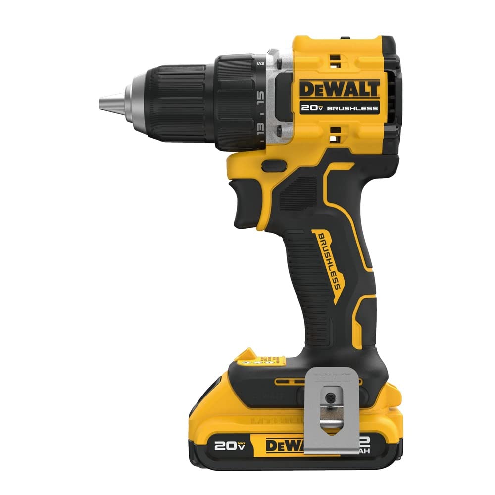 Open Box -  DEWALT ATOMIC 20-Volt Lithium-Ion Cordless Compact 1/2 in. Drill/Driver Kit with 2.0Ah Battery, Charger and Bag