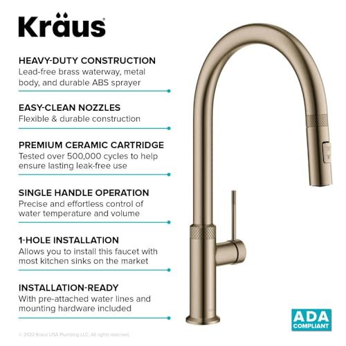 Open Box - Kraus KPF-2654BG - Kitchen Faucet