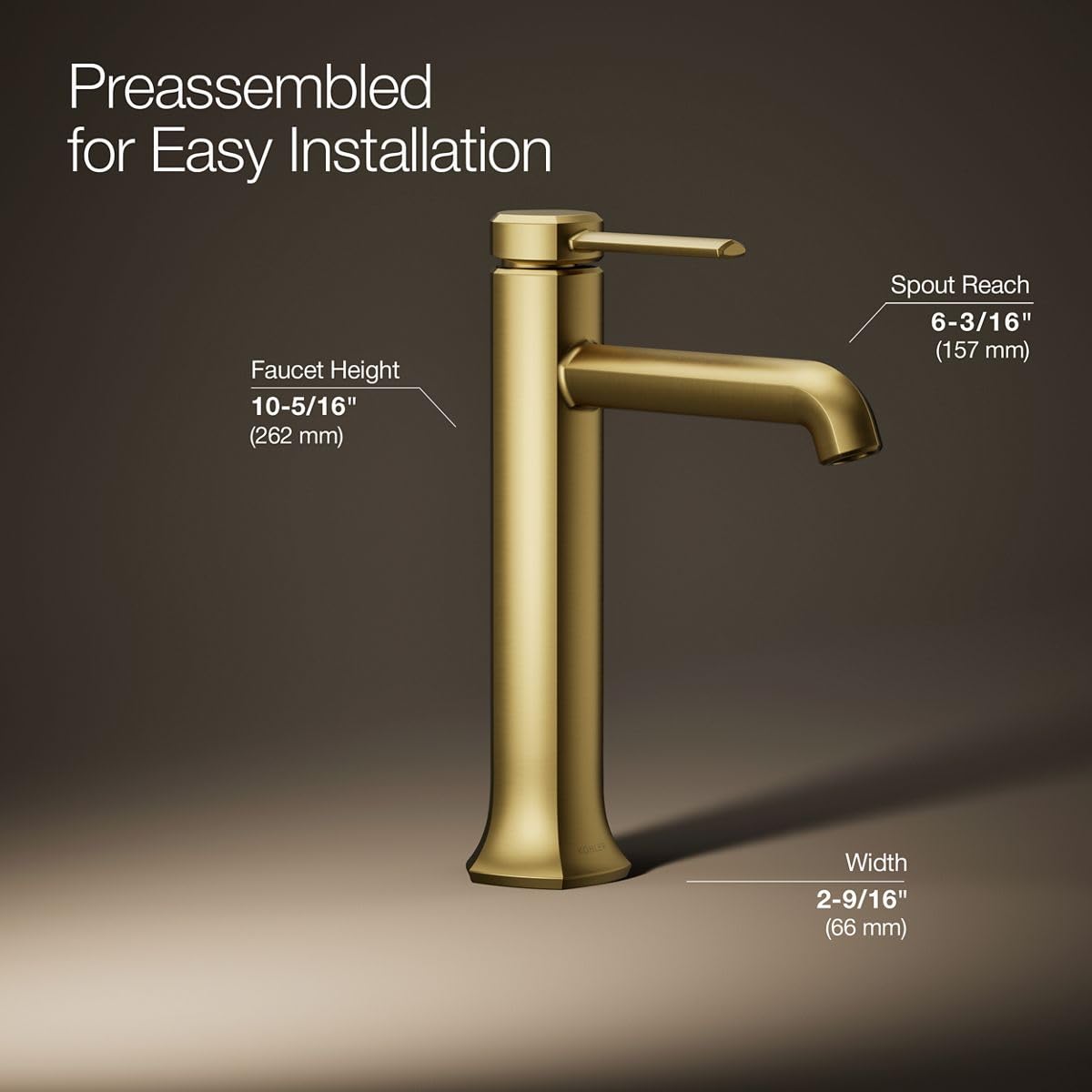 Open Box - Kohler K-27003-4N-2MB - Bathroom Sink Faucets Faucet