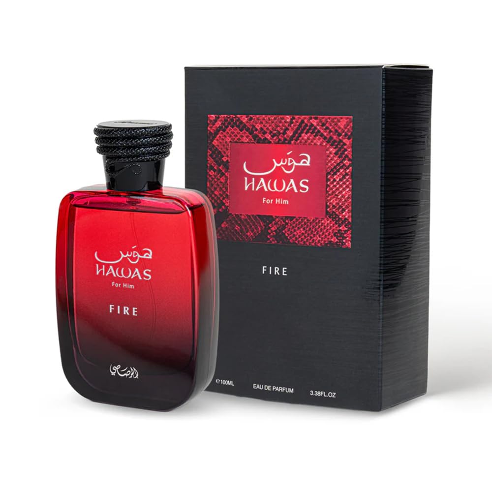 Perfume Hawas Fire Para Hombre De Rasasi Edp 100ml