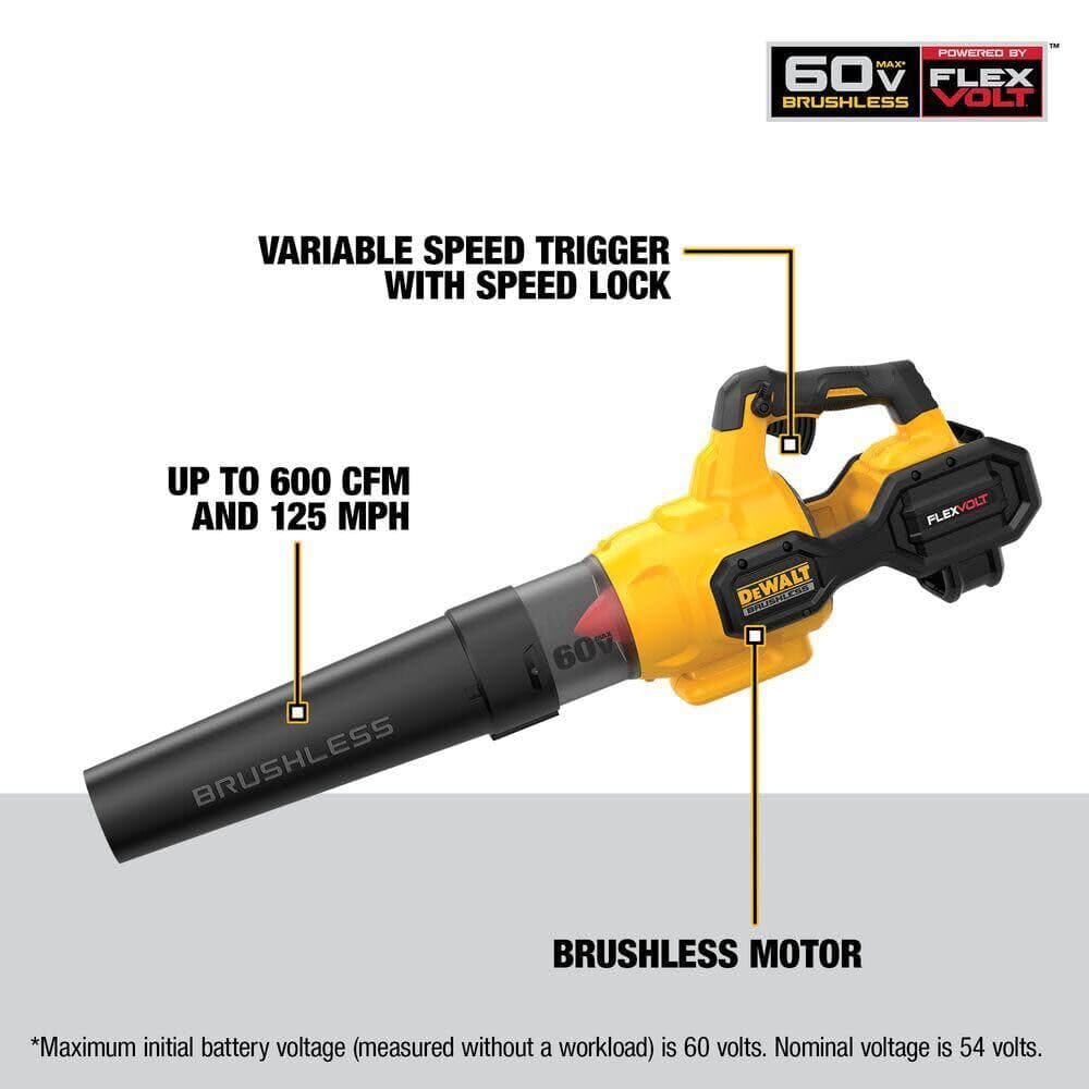 Open Box -  DEWALT 60-Volt Cordless Lithium-Ion String Trimmer and Blower Combo Kit with 9Ah Battery and Charger (2-Tool) DEWALTBullseye Deals