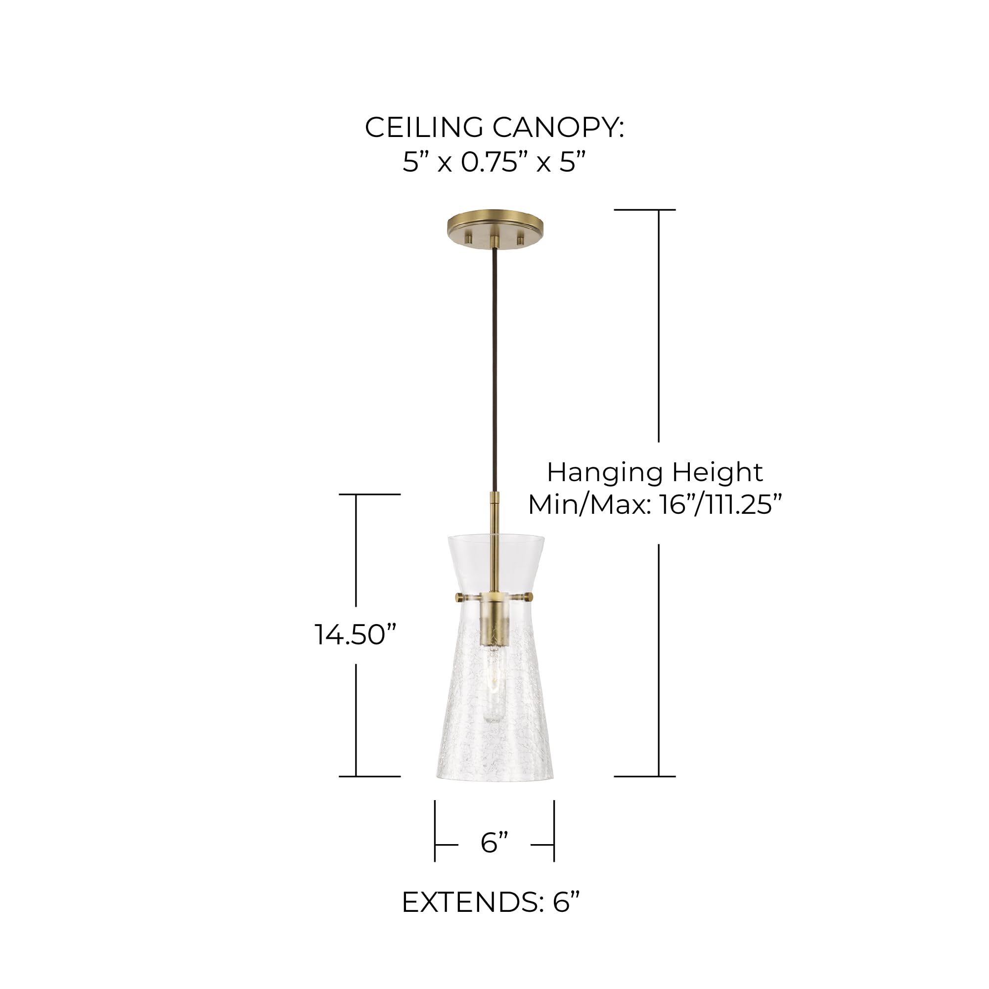 Open Box - Capital Lighting 342411AD - Pendants Indoor Lighting