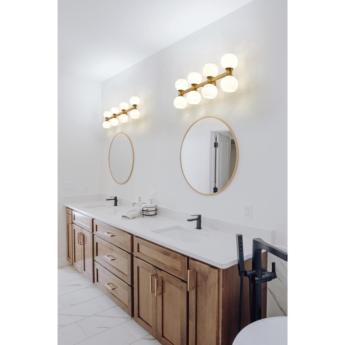 Open Box - Z-Lite 494-8V-MGLD - Bathroom Fixtures Indoor Lighting