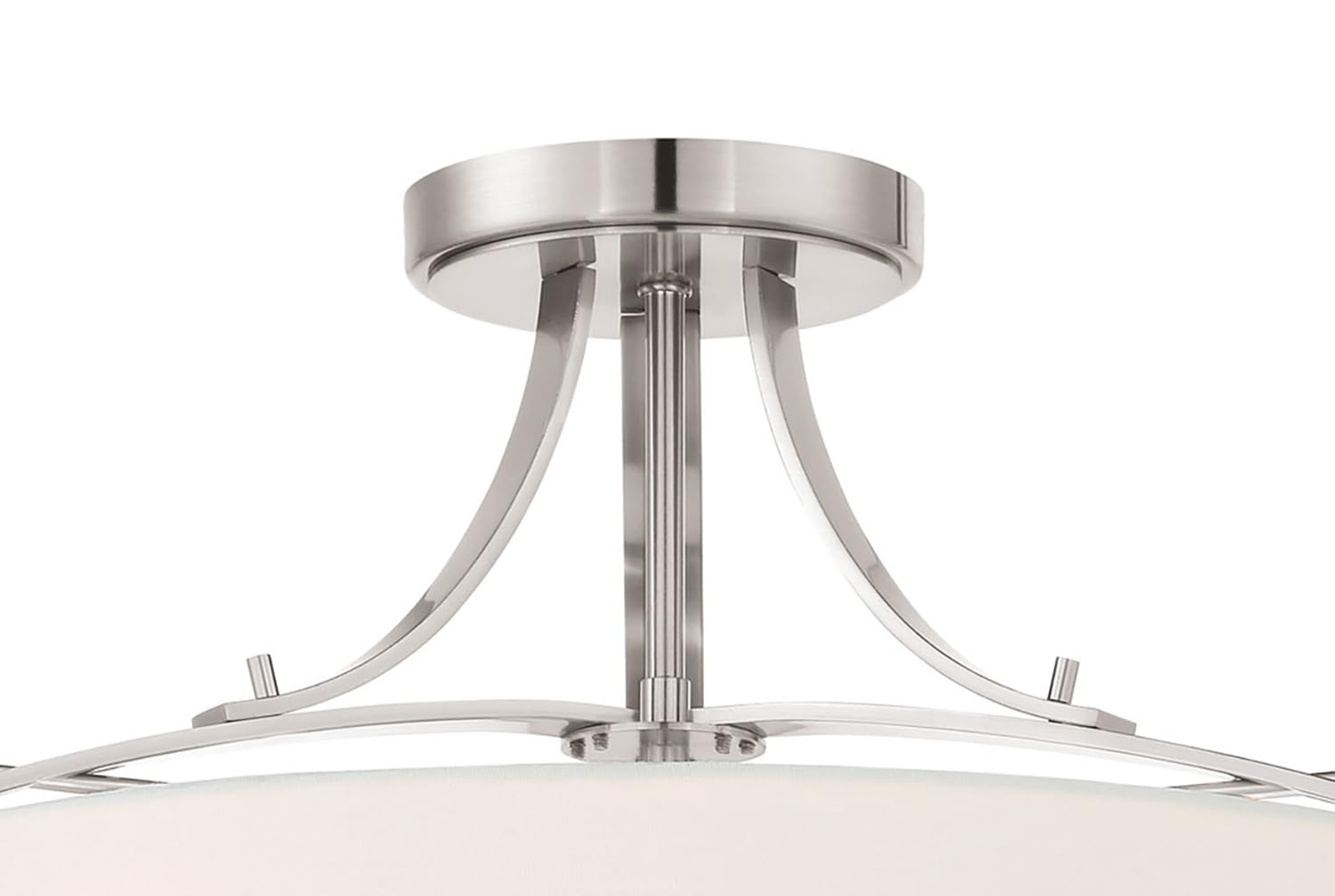 Open Box - Minka Lavery 3307-84 3 Light Semi-Flush Ceiling Fixture from the Poleis Collection
