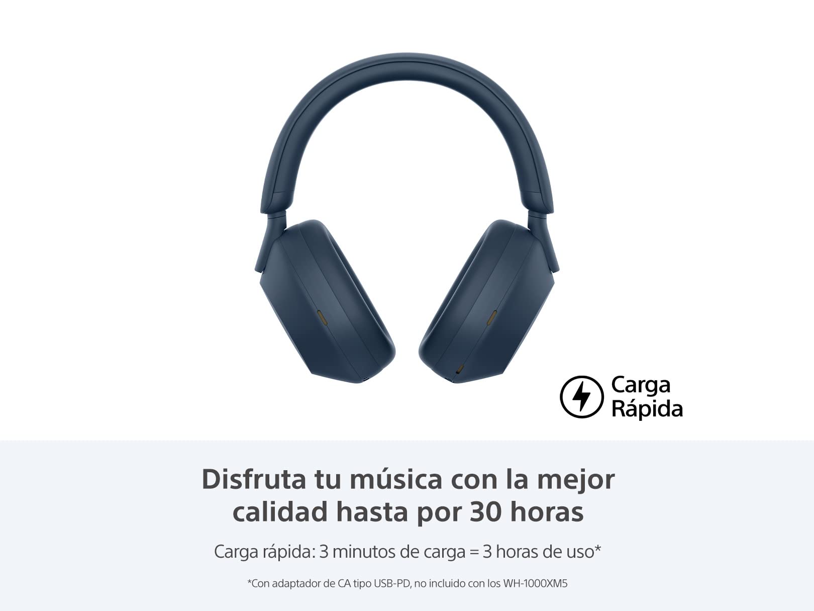 Certified Refurbished - SONY WH1000XM5/L Headphone (BT)