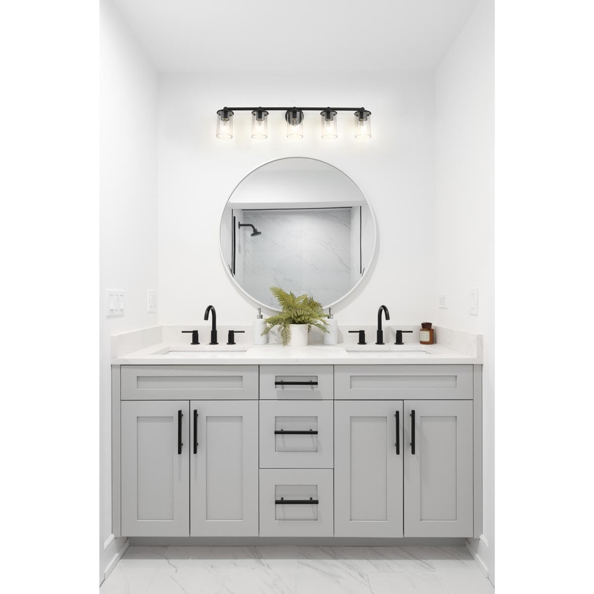 Open Box - Z-Lite 742-5V-MB - Bathroom Fixtures Indoor Lighting