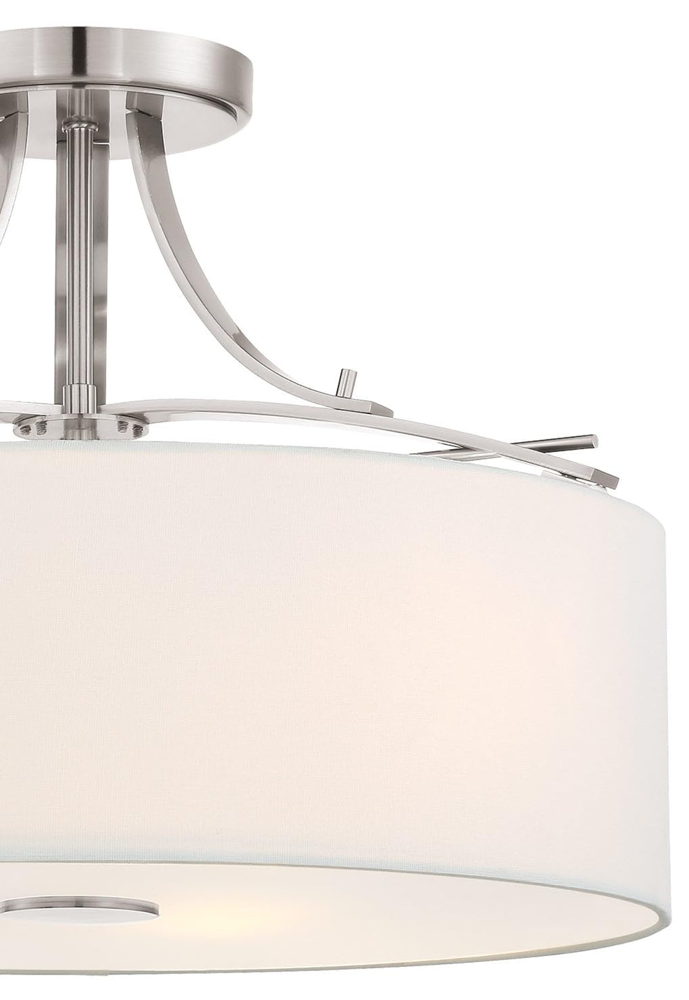 Open Box - Minka Lavery 3307-84 3 Light Semi-Flush Ceiling Fixture from the Poleis Collection
