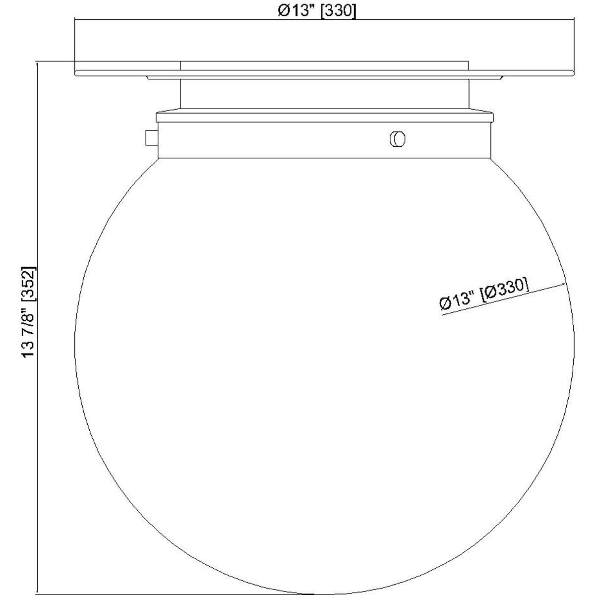 Open Box - Z-Lite 7505F13-HBR - Ceiling Fixtures Indoor Lighting