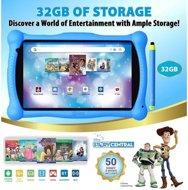 Contixo V10 Tablet 32gb 7  Blue Wi-fi Bluetooth