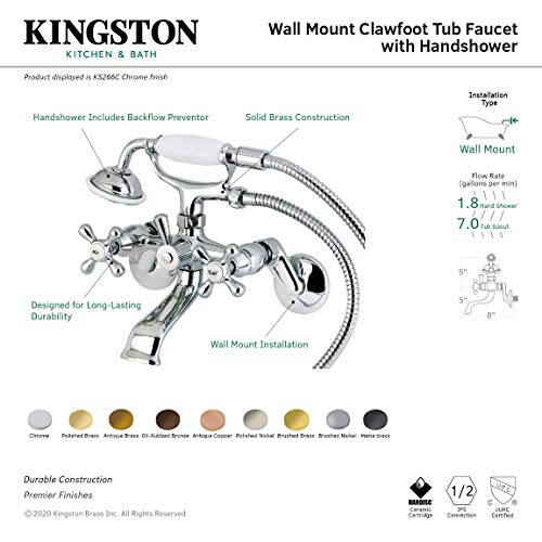 Open Box - Kingston Brass KS266PN - Tub Filler Faucet