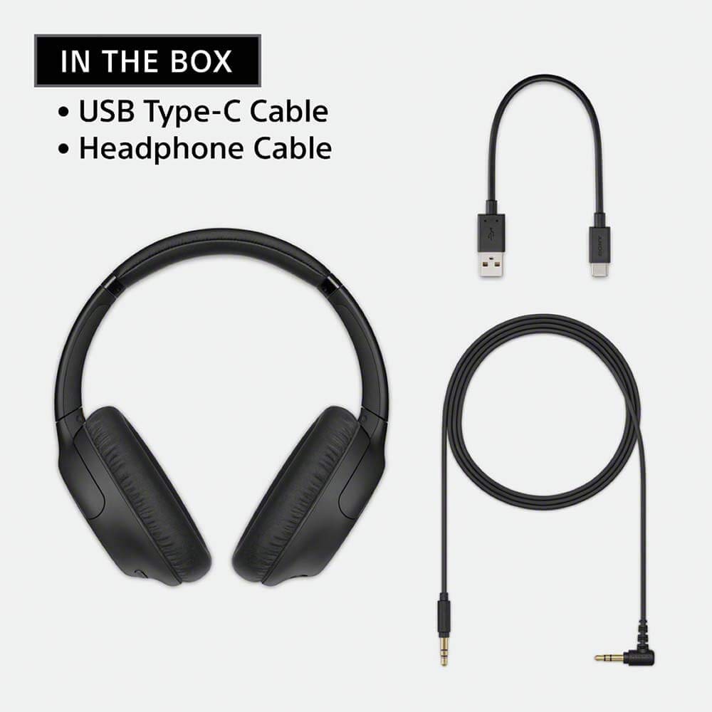 Certified Refurbished - Sony WHCH710N/B Headphone