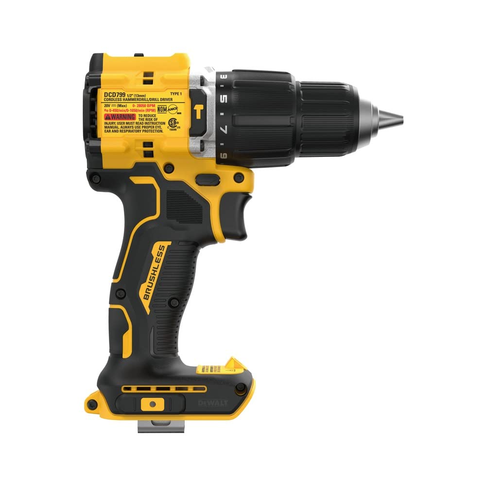 Open Box -  DEWALT ATOMIC 20-Volt MAX Brushless Cordless 1/2 in. Hammer Drill (Tool-Only)