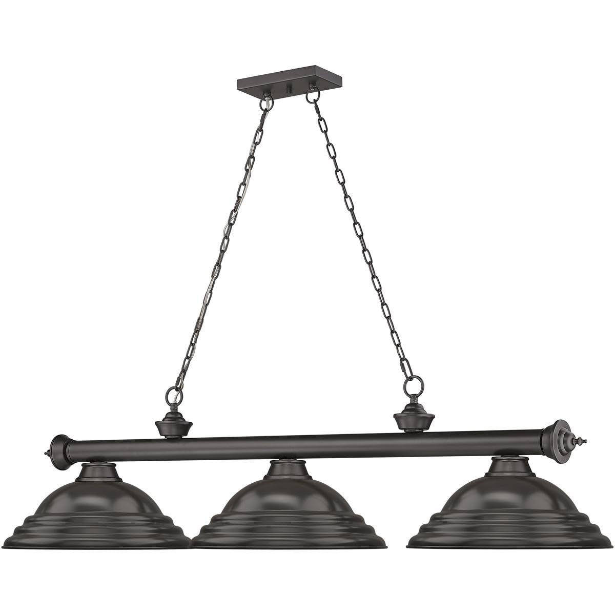 Open Box - Z-Lite 2306-3BRZ-SBRZ - Chandeliers Indoor Lighting
