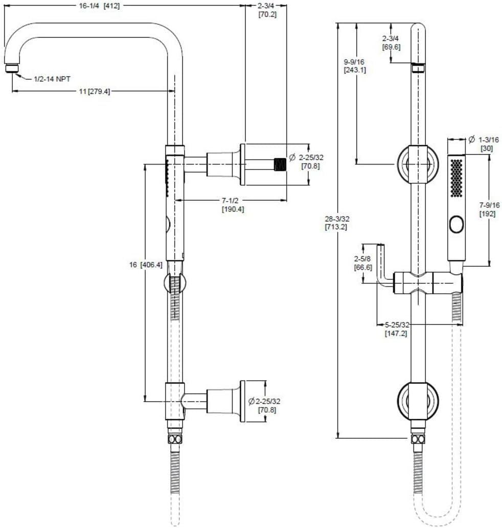 Open Box - Pfister HSK-70SHWC - Retrofit Showers Showers