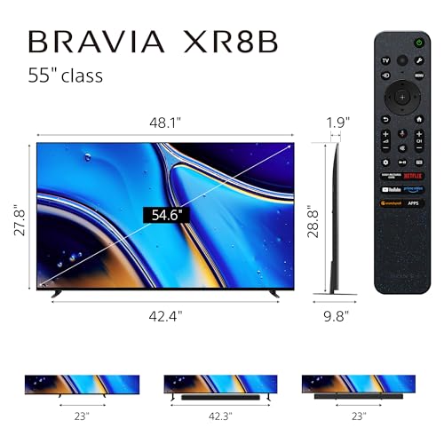 Certified Refurbished - Sony 55" OLED 4K Ultra HD Smart TV BRAVIA XR8B (K-55XR8B) SonyBullseye Deals