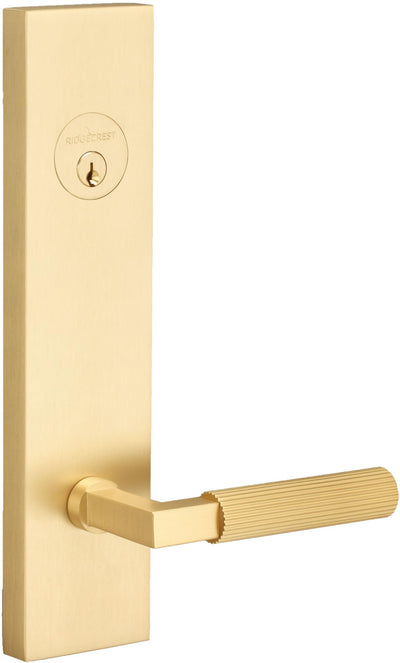 Open Box - Sure-Loc LV307 SB-GRIP SKN SB - Door Lever Combo Packs Door Hardware