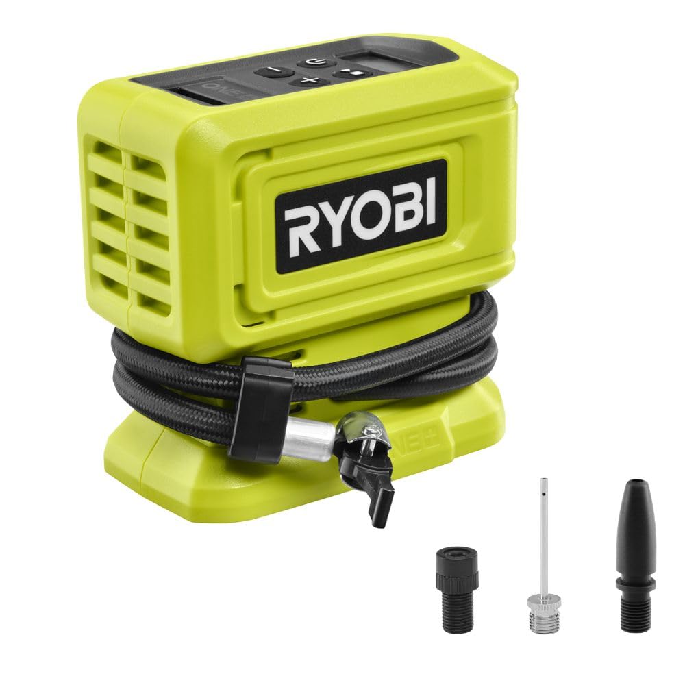 Open Box -  RYOBI ONE+ 18V Cordless High Pressure Inflator (Tool Only)
